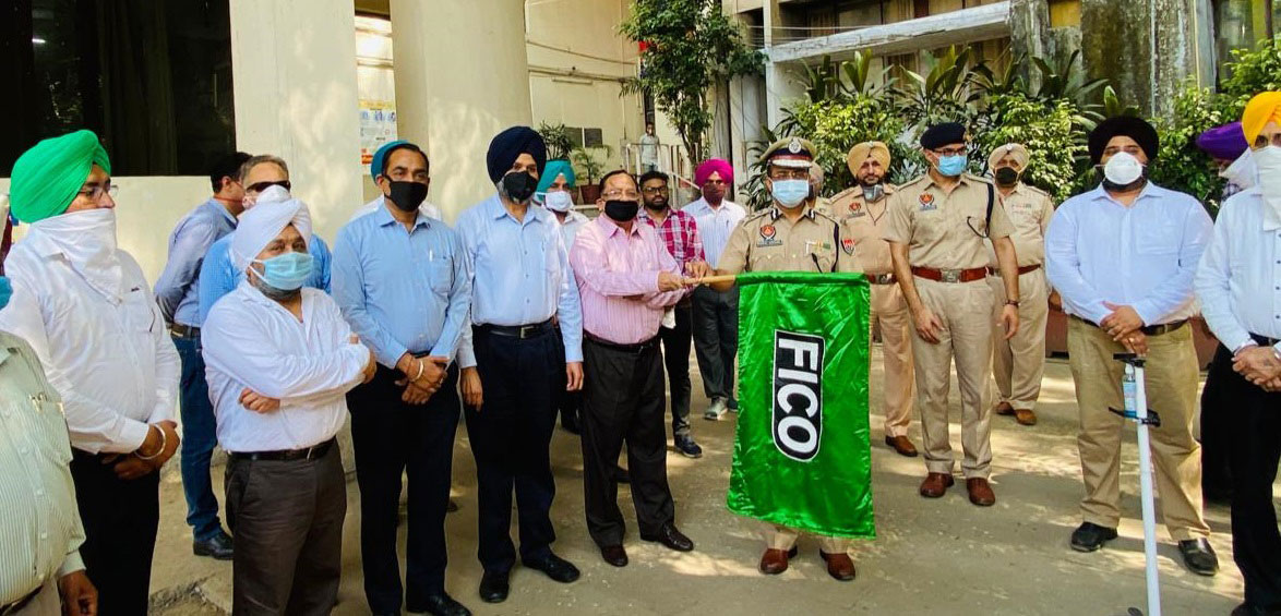 Commissioner of Police Ludhiana flags off FICOâ€™s Sanitizer Tornado Machine